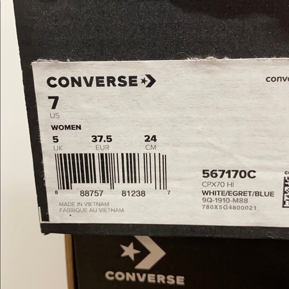 Converse CPX70 HI Optical White Women's - Picture 8 of 15